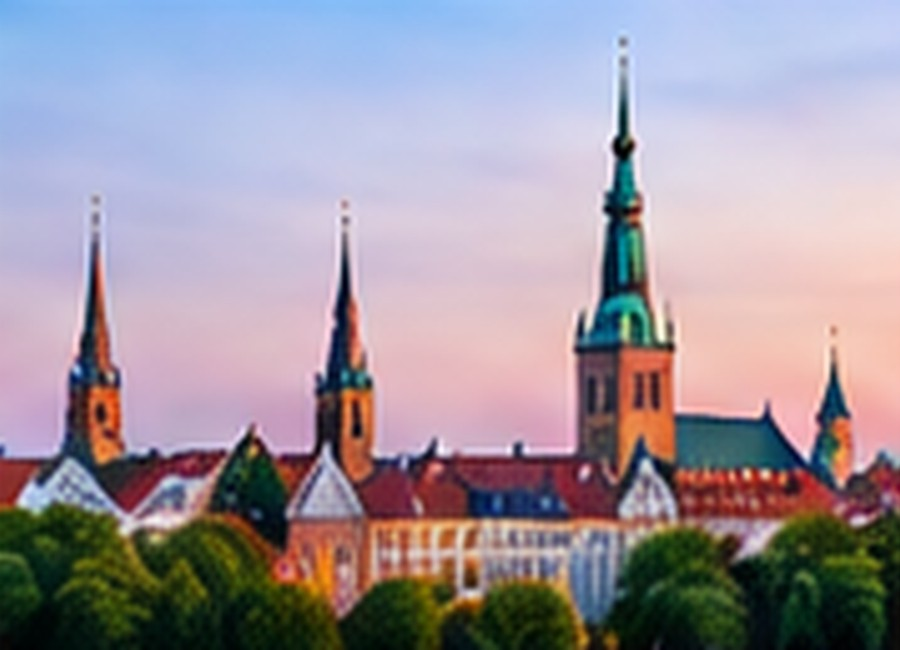 Baltic old town skyline representing the Baltics
