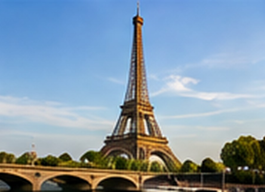 Eiffel Tower representing France